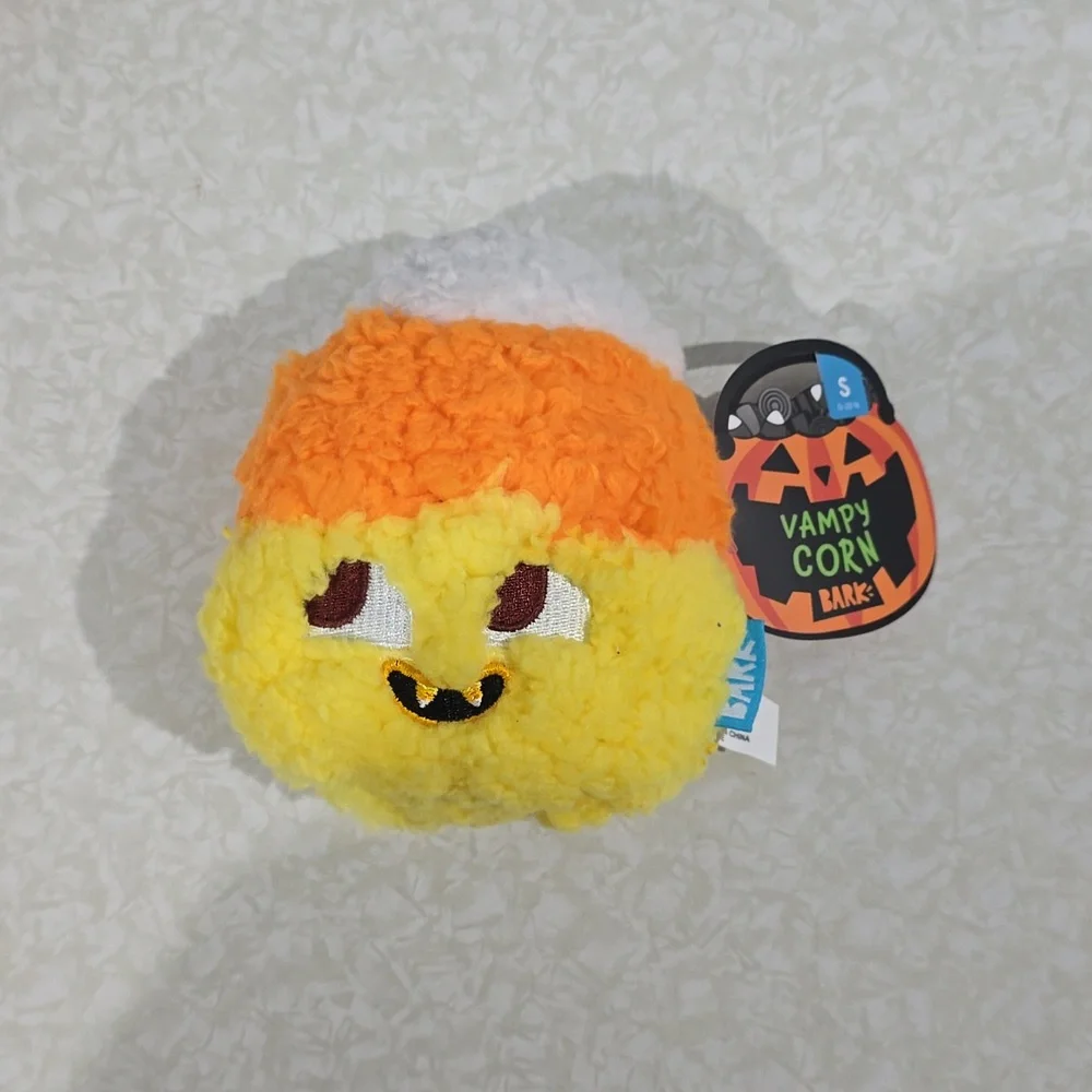 BARK DOG TOY VAMPY CORN 0-20‎ POUNDS NWT